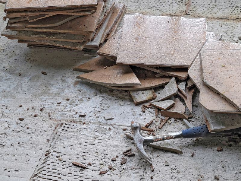 Bathroom Floor Replacement in Conroe, TX
